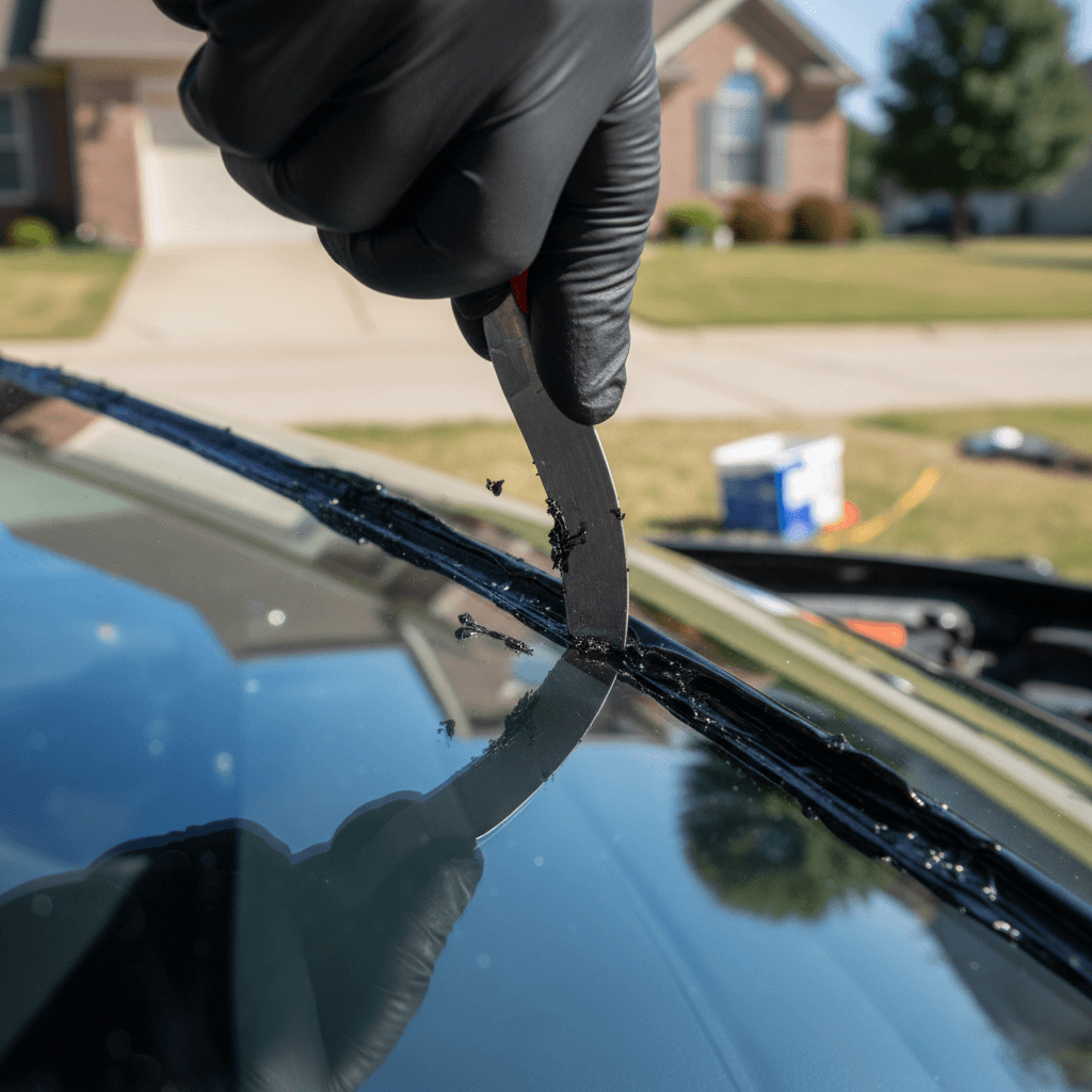 Sealing new windshield in Middle Tennessee
